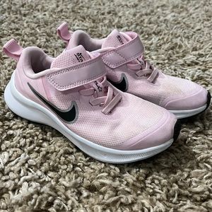Girls Pink Nike Running Shoes